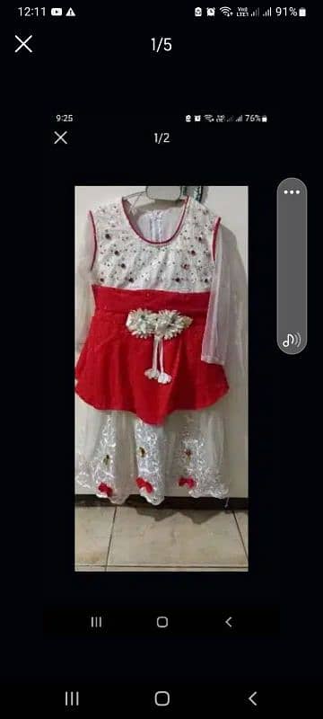 11,12 year girl ky Liya frock Argent for sale price final hain