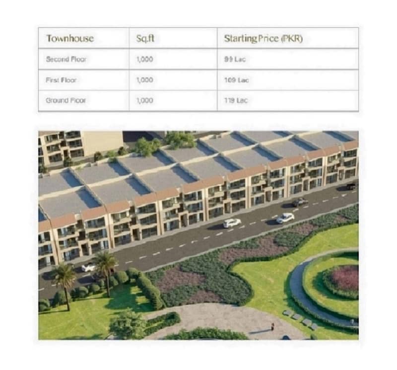 2 Bed Apartment 2nd Floor Available For Sale In Easy Installment Plan M8 Block B2 Lake City Lahore 3