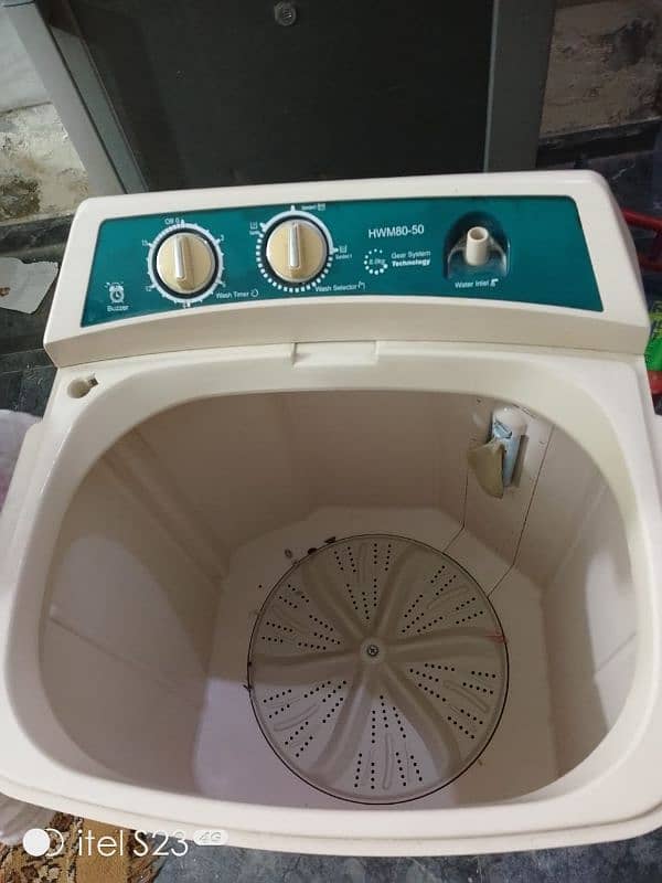 haier washin machine 1