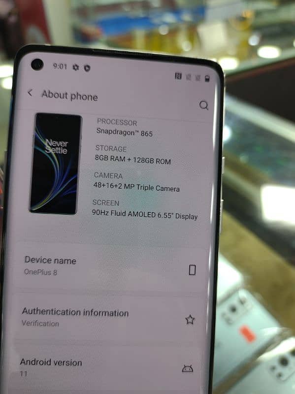 OnePlus 8. Dual Sim.  12GB/256GB 1