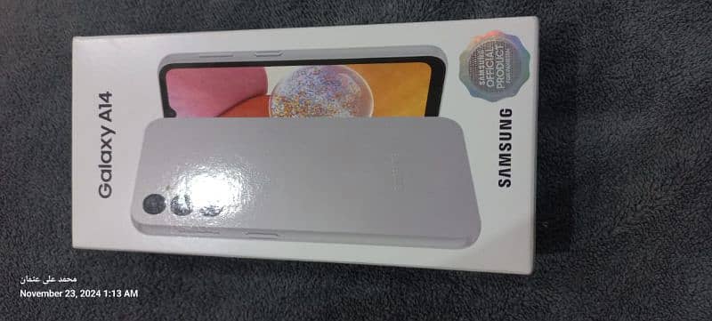 Samsung Galaxy A14 PTA Approved Purple Color with box 2