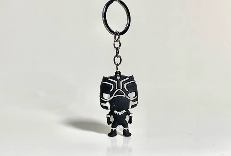 Cute and collectible Black panther keychain 2