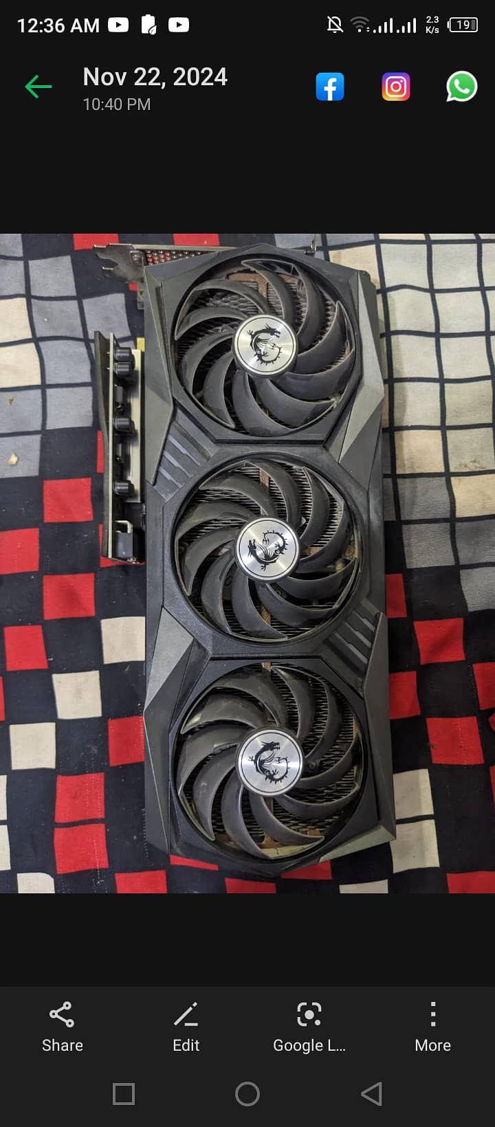 Msi gaming x trio RTX 3070ti 8GB 2