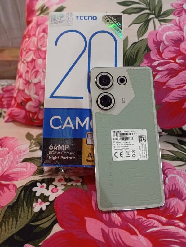 tecno camon 20 art addition look like new urgent sell 0