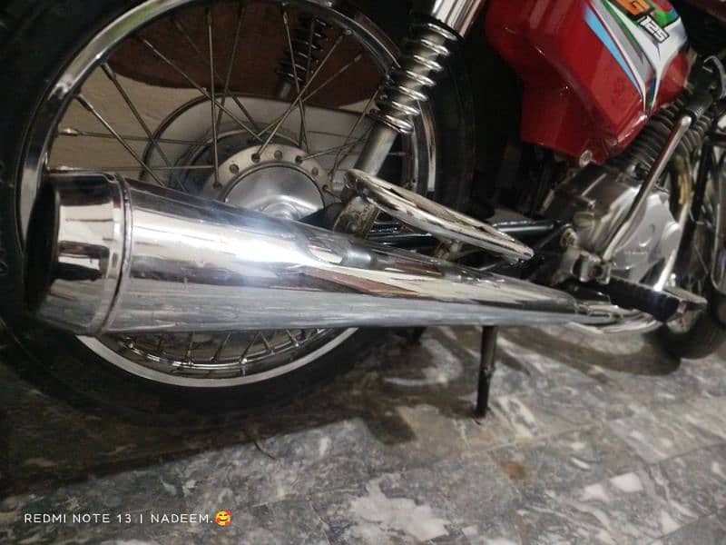 125 exhaust chrome slancer china 2