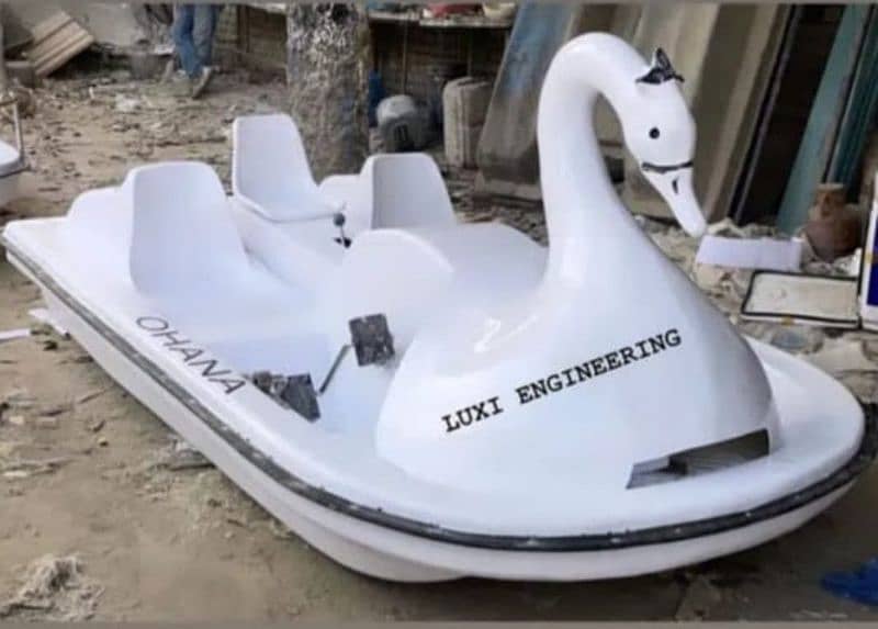 fiberglass duck design paddle boat (new design) 5