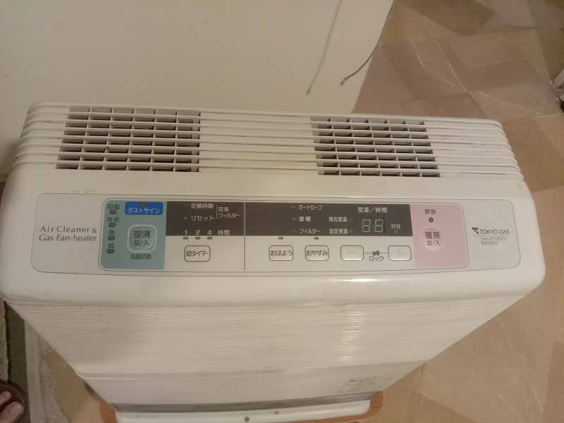 Tokyo Gas Fan Heater and Air purifier heavy duty 2