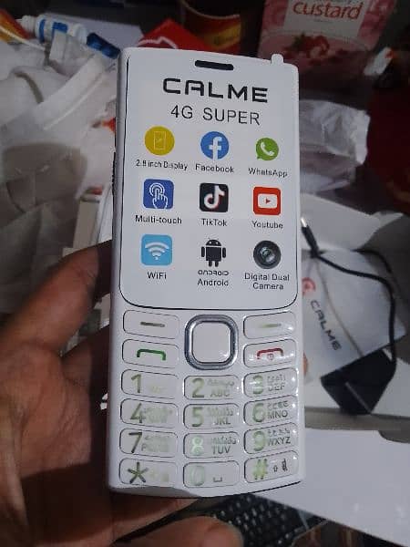 Calme 4g super Touch screen pinpack full box 1 year warranty 5