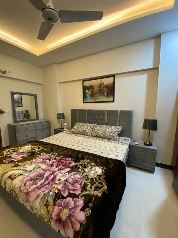 2 bedrooms luxury furnished apartment Available for Rent in capital Residencia 13