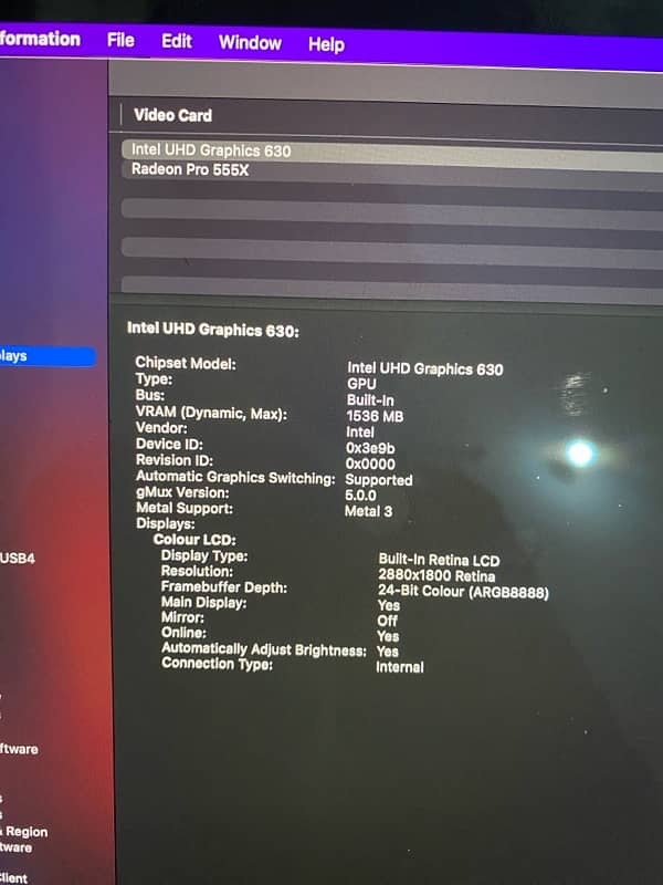 MacBook Pro 2019 i9 5