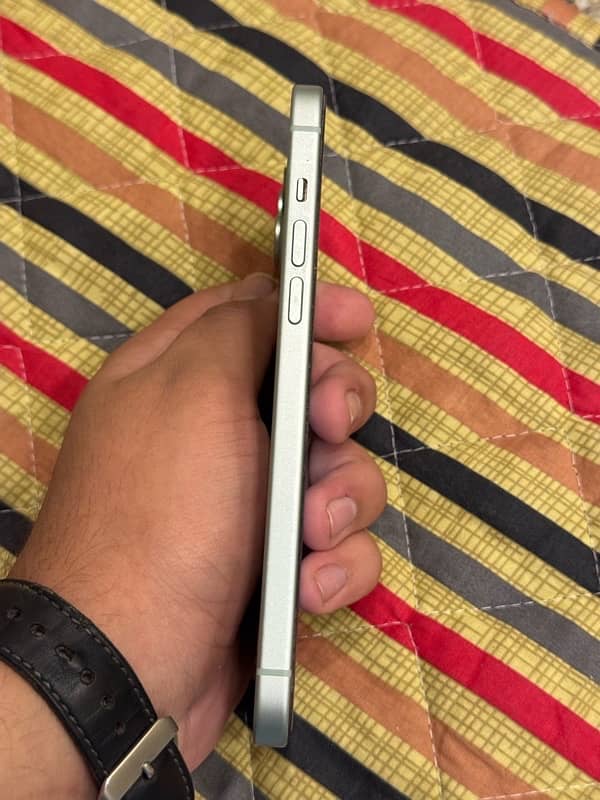 iphone 15 plus jv mint green 94 health 10/10 128 gb 7