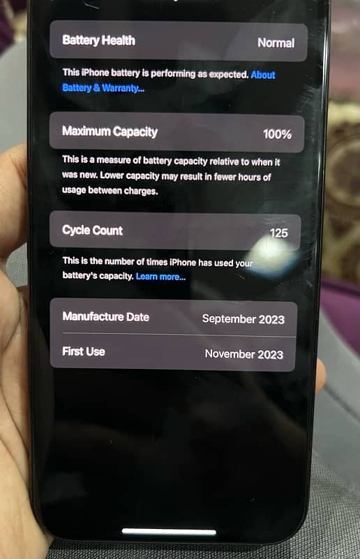 i phone 15 pro max jv 256 gb blue taitnum 100% health 3