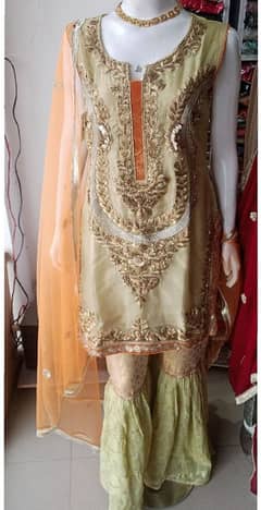 Gharara Kurti 3pc suit