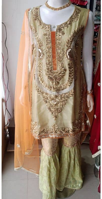 Gharara Kurti 3pc suit 0