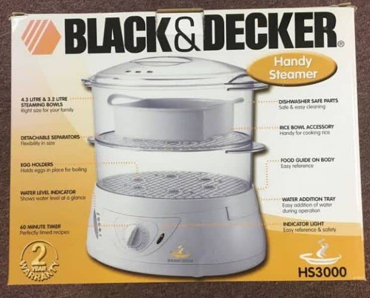 BLACK & DECKER HS-3000 HANDY STEAMER 1