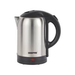 GEEPAS 1.8L ELECTRIC KETTLE WITH STAINLESS STEEL