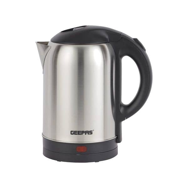 GEEPAS 1.8L ELECTRIC KETTLE WITH STAINLESS STEEL 0