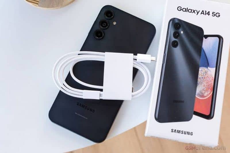 SAMSUNG A14 With Charger and Cable 3