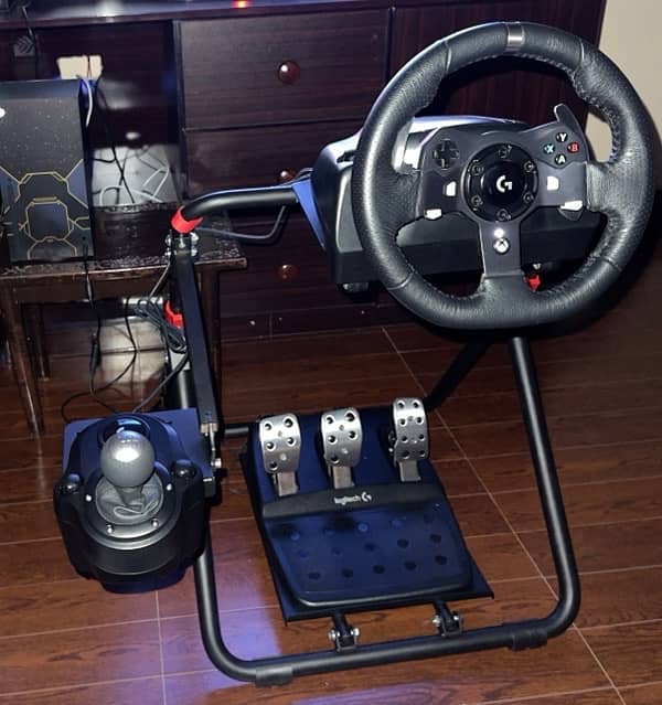 Logitech G920+Shifter+Stand 8