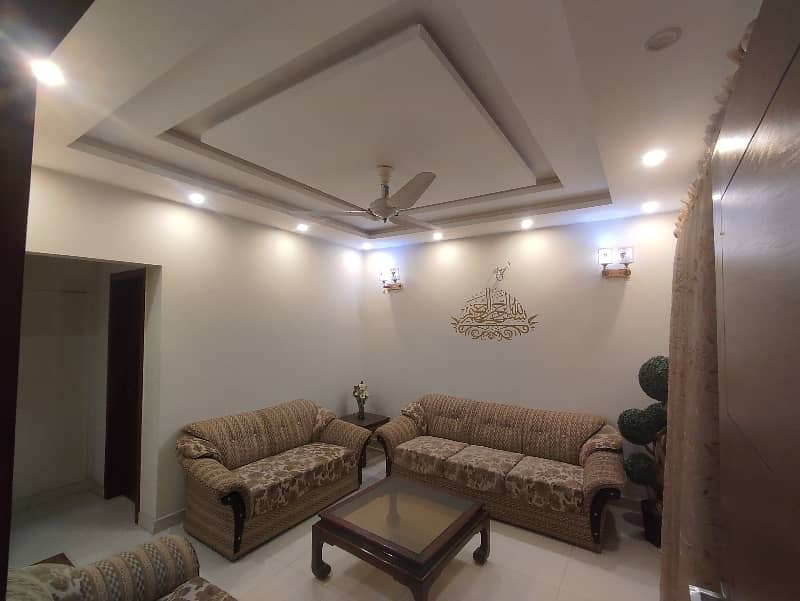 10 Marla Ground Floor Corner Apartment Fully Furnished Available For Rent In Icon Vally Phase-1 Near Bahria Orchard Gate -1, 1