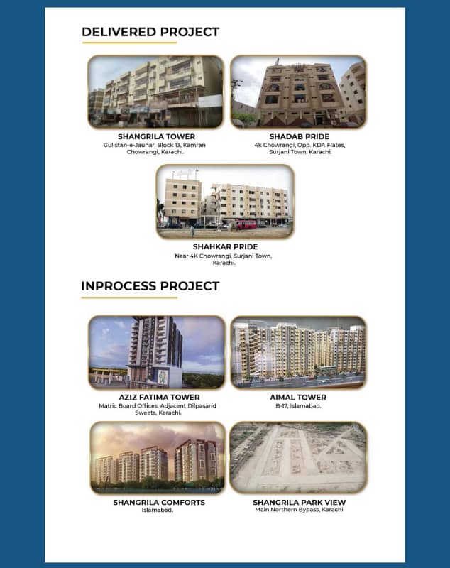 100 & 400 Sq yd Commercial 100 FT road Facing Plots At Installment 9