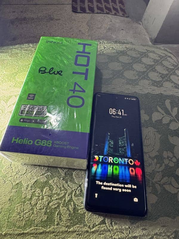 Infinix Hot 40  8+8/256 only 3 months use 9