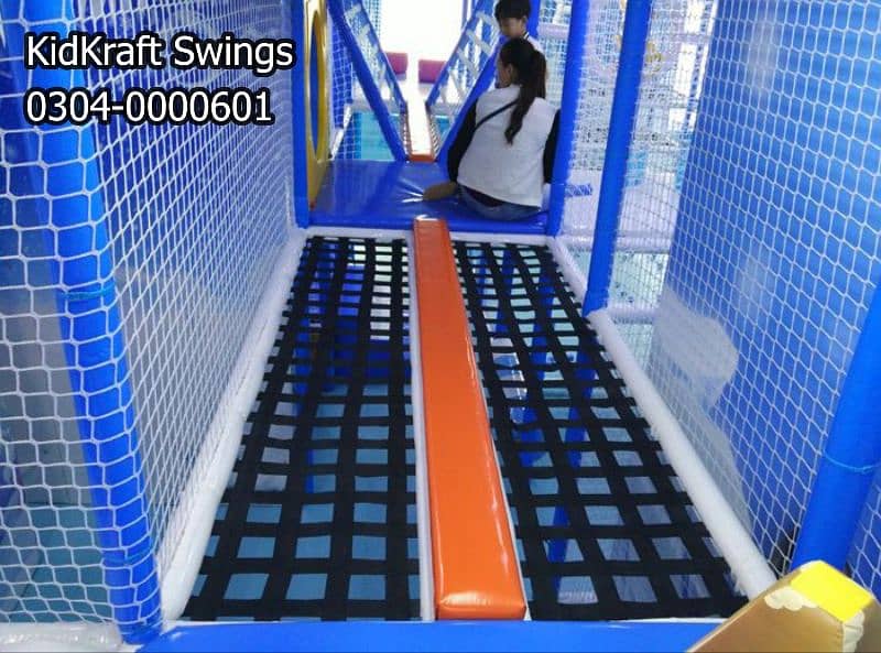 Indoor Swing, Slides, Kids rides, Soft play area, kids play set, toys 9