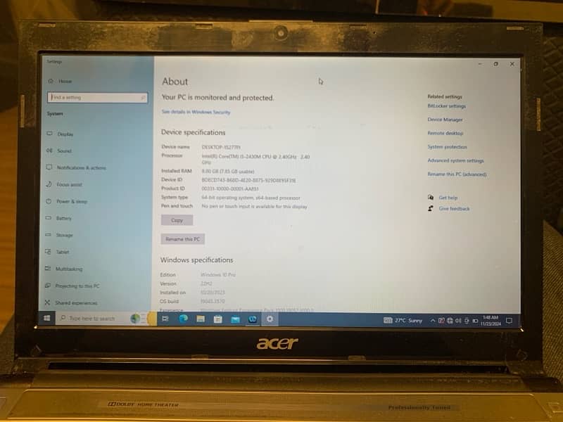 acer 3830 series 4