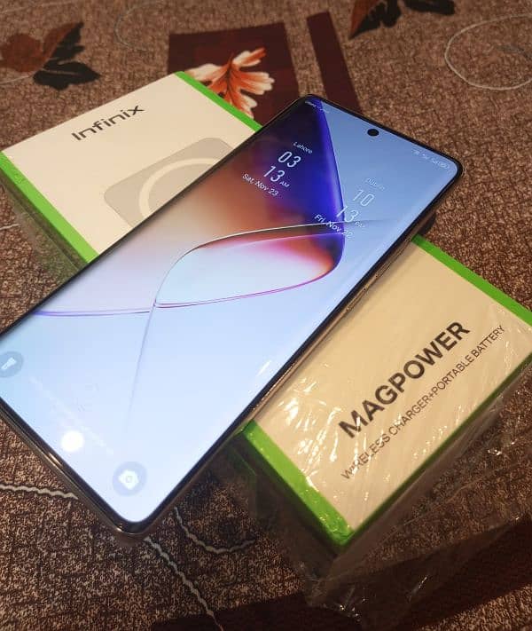 Infinix Note 40 Pro Green 12GB 256GB With Wireless Charger 14 Day Used 0