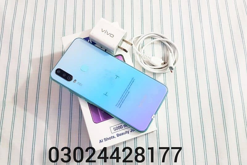 Vivo Y 17 Dual sim 10/10 With Full Box New Total 1