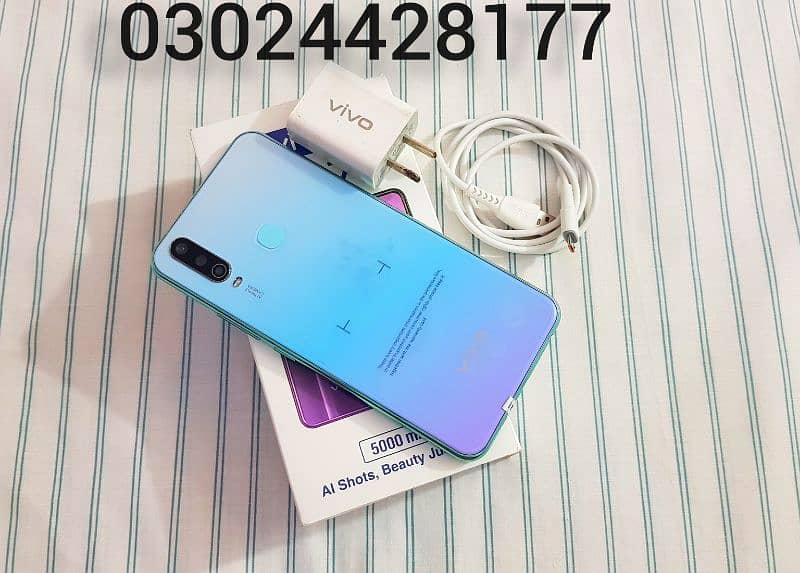 Vivo Y 17 Dual sim 10/10 With Full Box New Total 5