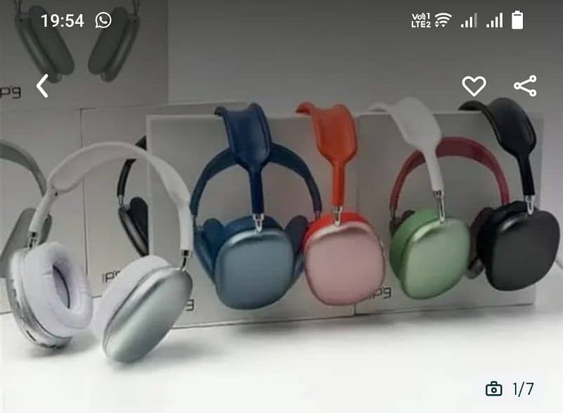 P9 Bluetooth Headphones Bass Sound Best Quality 1