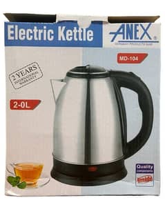 Electric Kettle Stainless Steel Body & Automatic Switch Function 2.0L