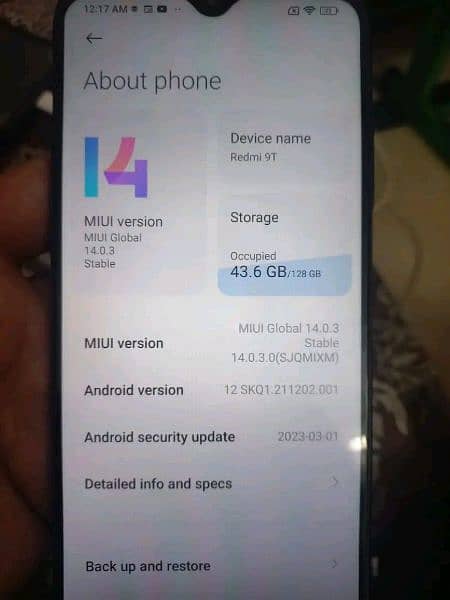 Redmi 9T for sale 2