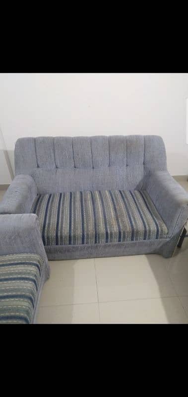 six seater in light blue in color 2