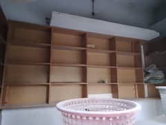 shelf and divider for shop