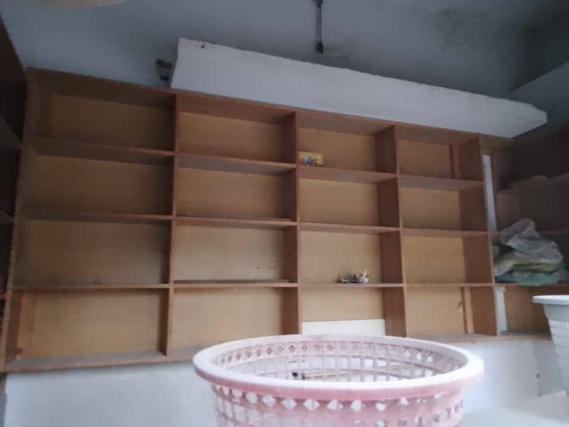 shelf and divider for shop 0