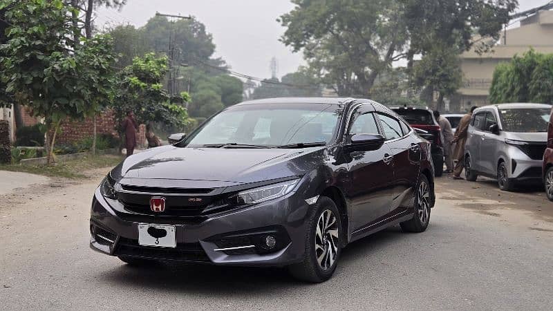 Honda Civic Turbo 1.5 2016 Single Digit Lahore number Total genuine 1