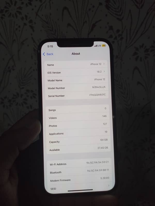 Iphone 12 Non Factory Unlock All ok Exchange possible 5