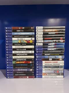 God of war, cricket ,Minecraft , resident evil Ps4 Ps5 Games