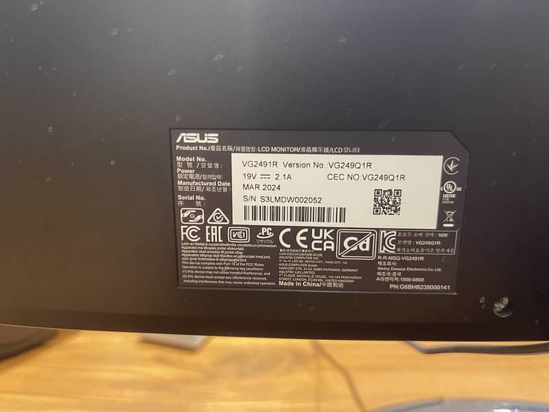 ASUS VG249QR1 USED GAMING MONITOR 2