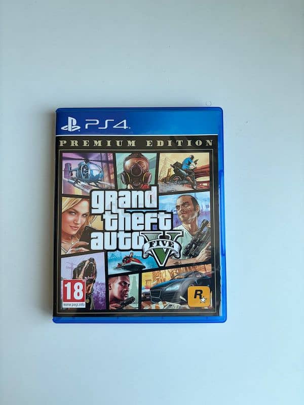 GTA 5 premium edition (ps4 disk) 0