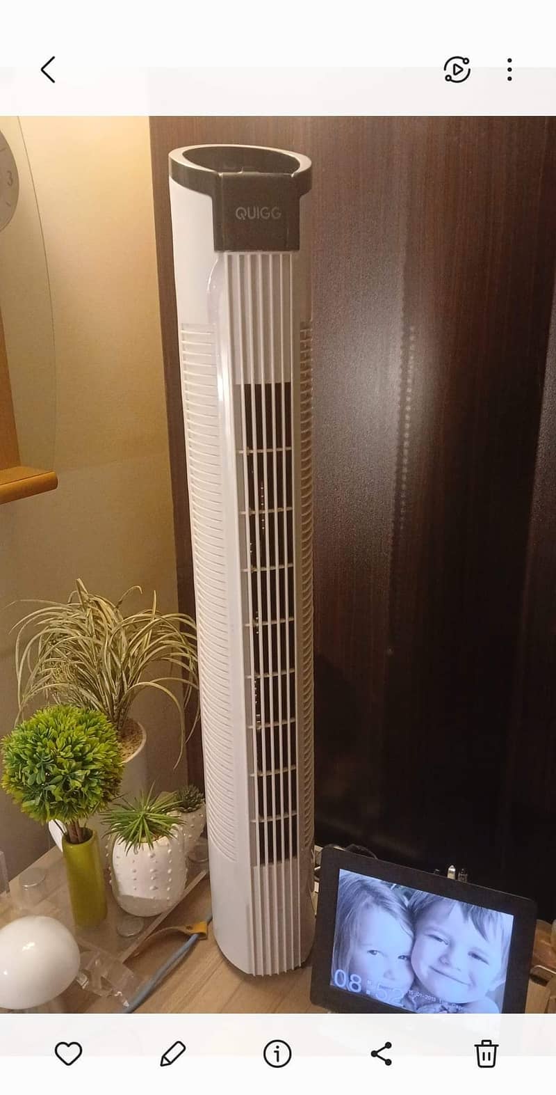 Quigg brand large tower fan Imported European brand 0