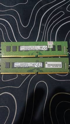 8x2 16GB DDR4 rams for sale. (6500 for both)