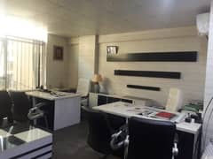 VIP LAVISH FURNISHED OFFICE FOR RENT WITH LIFT