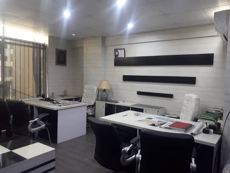 VIP LAVISH FURNISHED OFFICE FOR RENT WITH LIFT 23