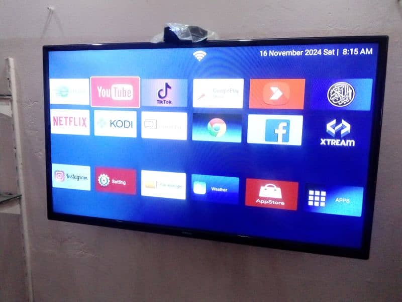 Samsung LED TV 40" Android BOX k sath 0