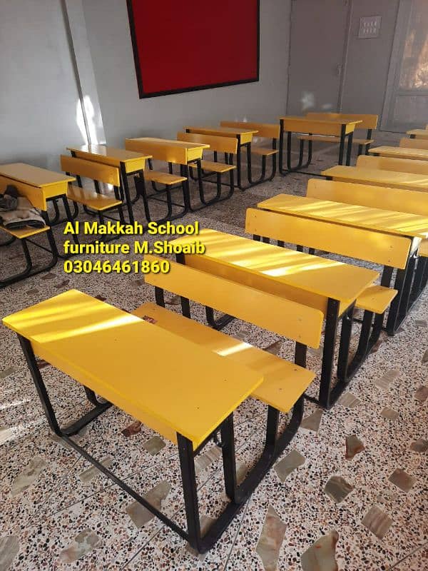 School furniture, Chair, Table, Desk 7