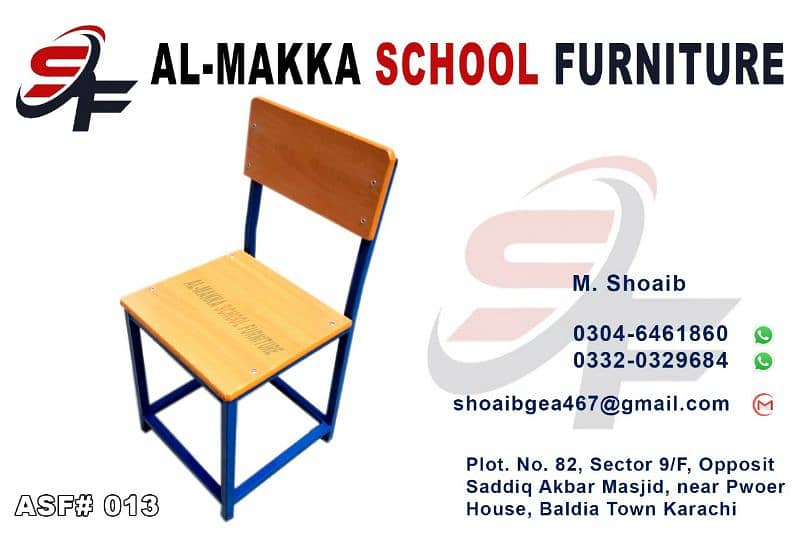 School furniture, Chair, Table, Desk 15