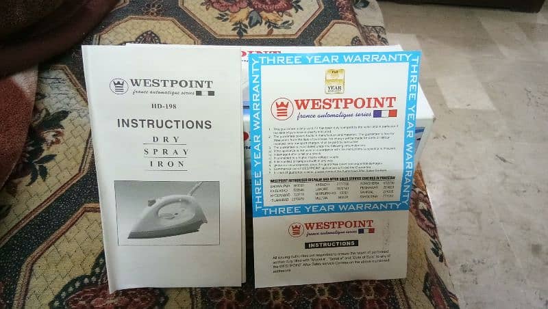 Westpoint dry spray iron 5